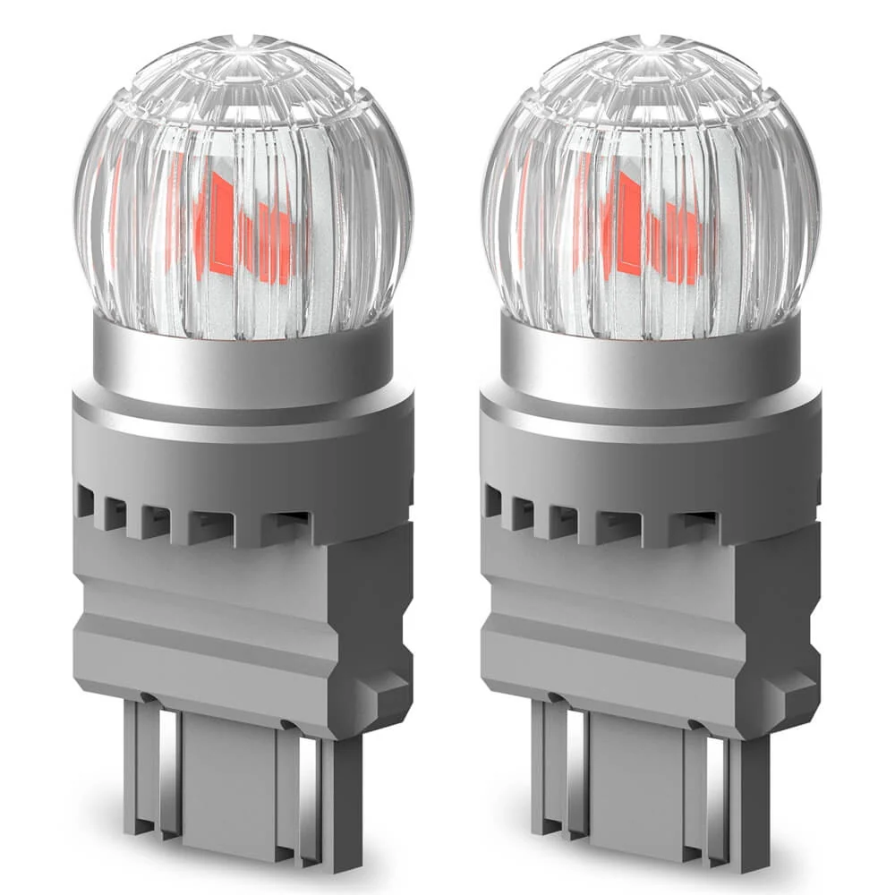 AUXITO 3157 Red LED Bulb, 3156 3057 4157 Brake Tail Stop Parking Light Bulb